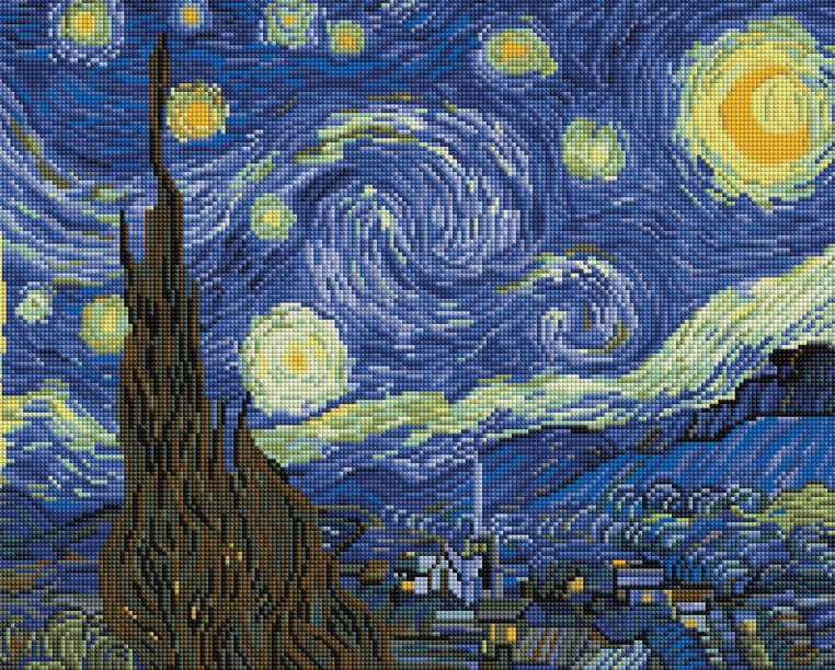 Алмазная мозаика Звездная ночь, арт. GF304
