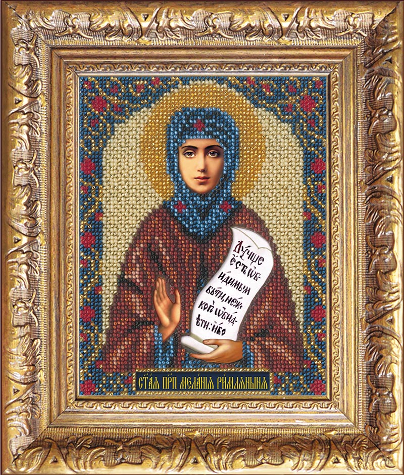 Вышивка бисером Икона Святая Мелания, арт. БИ-200-238