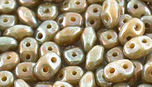Бусины SUPERDUO MATUBO цвет 43020-15001, размер 2.5 х 5 мм, 10 гр