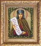Вышивка бисером Икона Святая Аполлинария, арт. БИ-200-234