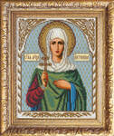 Вышивка бисером Икона Святая Антонина, арт. БИ-300-382