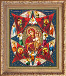 Вышивка бисером Икона Божией Матери Неопалимая купина, арт. БИ-500-501