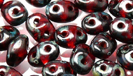 Бусины SUPERDUO MATUBO цвет 90080-86805, размер 2.5 х 5 мм, 10 гр