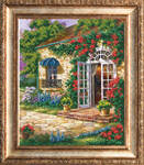 Вышивка бисером Дом в саду, арт. КН-800-803