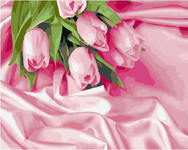 Картина по номерам Утренние тюльпаны, арт. GX34760