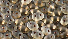 Бусины SUPERDUO MATUBO цвет 40020-85106, размер 2.5 х 5 мм, 10 гр