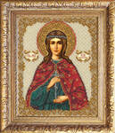 Вышивка бисером Икона Святая Иулия, арт. БИ-300-342