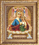Вышивка бисером Икона Божией Матери Живоносный источник, арт. БИ-300-360