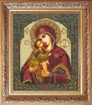 Вышивка бисером Икона Божией Матери Донская, арт. БИ-500-504