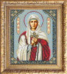 Вышивка бисером Икона Святая Валерия, арт. БИ-300-378