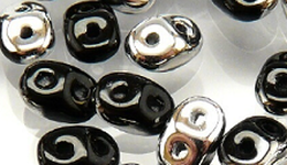 Бусины SUPERDUO MATUBO цвет 23980-27001, размер 2.5 х 5 мм, 10 гр