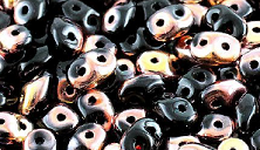 Бусины SUPERDUO MATUBO цвет 23980-27101, размер 2.5 х 5 мм, 10 гр