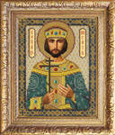 Вышивка бисером Икона Святой Константин, арт. БИ-300-374