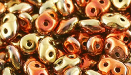 Бусины SUPERDUO MATUBO цвет 00030-98542, размер 2.5 х 5 мм, 10 гр