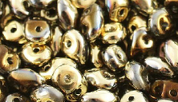 Бусины SUPERDUO MATUBO цвет 00030-98543, размер 2.5 х 5 мм, 10 гр