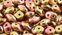 Бусины SUPERDUO MATUBO цвет 00030-98544, размер 2.5 х 5 мм, 10 гр