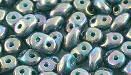 Бусины SUPERDUO MATUBO цвет 63130-15001, размер 2.5 х 5 мм, 10 гр