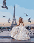Картина по номерам Парижская невеста, арт. PK51044