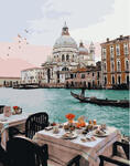 Картина по номерам Завтрак у венецианского канала, арт. PK51024