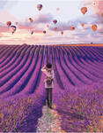 Картина по номерам Воздушные шары над лавандовым полем, арт. PK51015