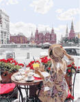 Картина по номерам В кафе на Красной площади, арт. PK48005