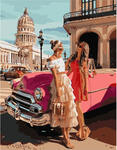 Картина по номерам С подругой на Кубе, арт. PK48003