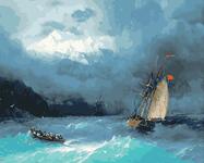 Картина по номерам Бурное море (автор Айвазовский), арт. PK22022