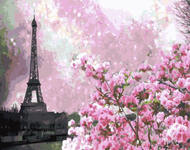 Картина по номерам Весенний Париж, арт. GX32651