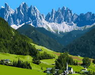 Картина по номерам Альпийский рай, арт. PK33070