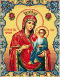 Картина по номерам Икона Божией матери Иверская, арт. GX29053