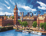 Картина по номерам Виды Лондона, арт. GX30493