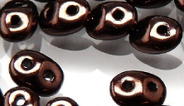 Бусины SUPERDUO MATUBO цвет 23980-14415, размер 2.5 х 5 мм, 10 гр