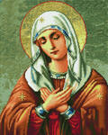 Алмазная мозаика Икона Божией матери Умиление, арт. GF3811
