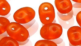 Бусины SUPERDUO MATUBO цвет 90030-84110 матовый, размер 2.5 х 5 мм, 10 гр