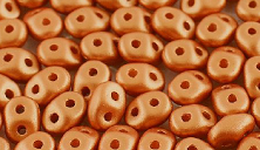 Бусины SUPERDUO MATUBO цвет 02010-29412 матовый, размер 2.5 х 5 мм, 10 гр