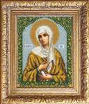 Вышивка бисером Икона Святая Ева, арт. БИ-200-236