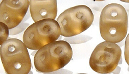 Бусины SUPERDUO MATUBO цвет 10230-84110 матовый, размер 2.5 х 5 мм, 10 гр