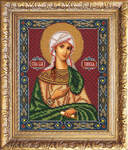 Вышивка бисером Икона Святая Таисия, арт. БИ-300-358