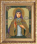 Вышивка бисером Икона Святая Ангелина, арт. БИ-300-362
