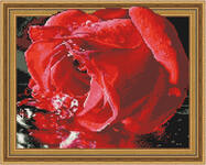 Алмазная мозаика 3D эффект Прохлада для розы, арт. TSGJ1250