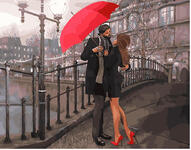 Картина по номерам Романтика дождя, арт. GX29033 