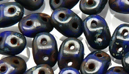 Бусины SUPERDUO MATUBO цвет 33050-86805, размер 2.5 х 5 мм, 10 гр