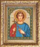 Вышивка бисером Икона Святой Роман, арт. БИ-200-207