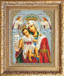 Вышивка бисером Икона Божией Матери Достойно Есть (Милующая), арт. БИ-300-340