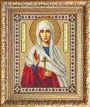 Вышивка бисером Икона Святая Евгения, арт. БИ-300-367