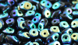 Бусины SUPERDUO MATUBO цвет 23980-28703, размер 2.5 х 5 мм, 10 гр