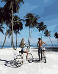 Картина по номерам Прогулка по пляжу на велосипедах, арт. PK51031