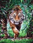 Картина по номерам Тигр в лесу, арт. GX25131