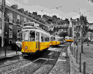 Картина по номерам Желтый трамвай, арт. GX32130
