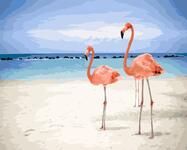 Картина по номерам Фламинго на пляже, арт. PK18102